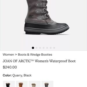 Sorel Women's Winter Boot - Gray Black